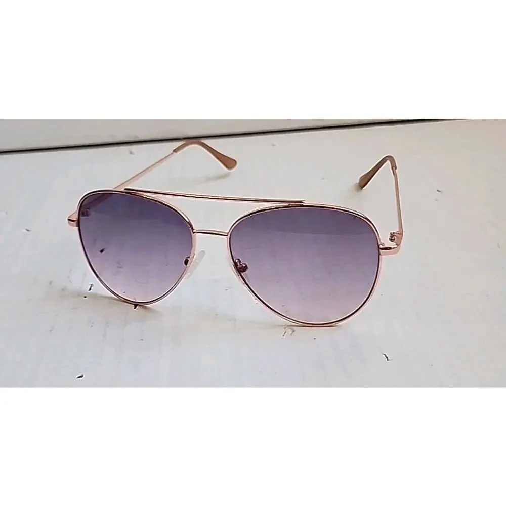 Kenneth Cole Reaction Mens Sunglass Gold Metal Aviator, Gradient Lens KC1386 28T